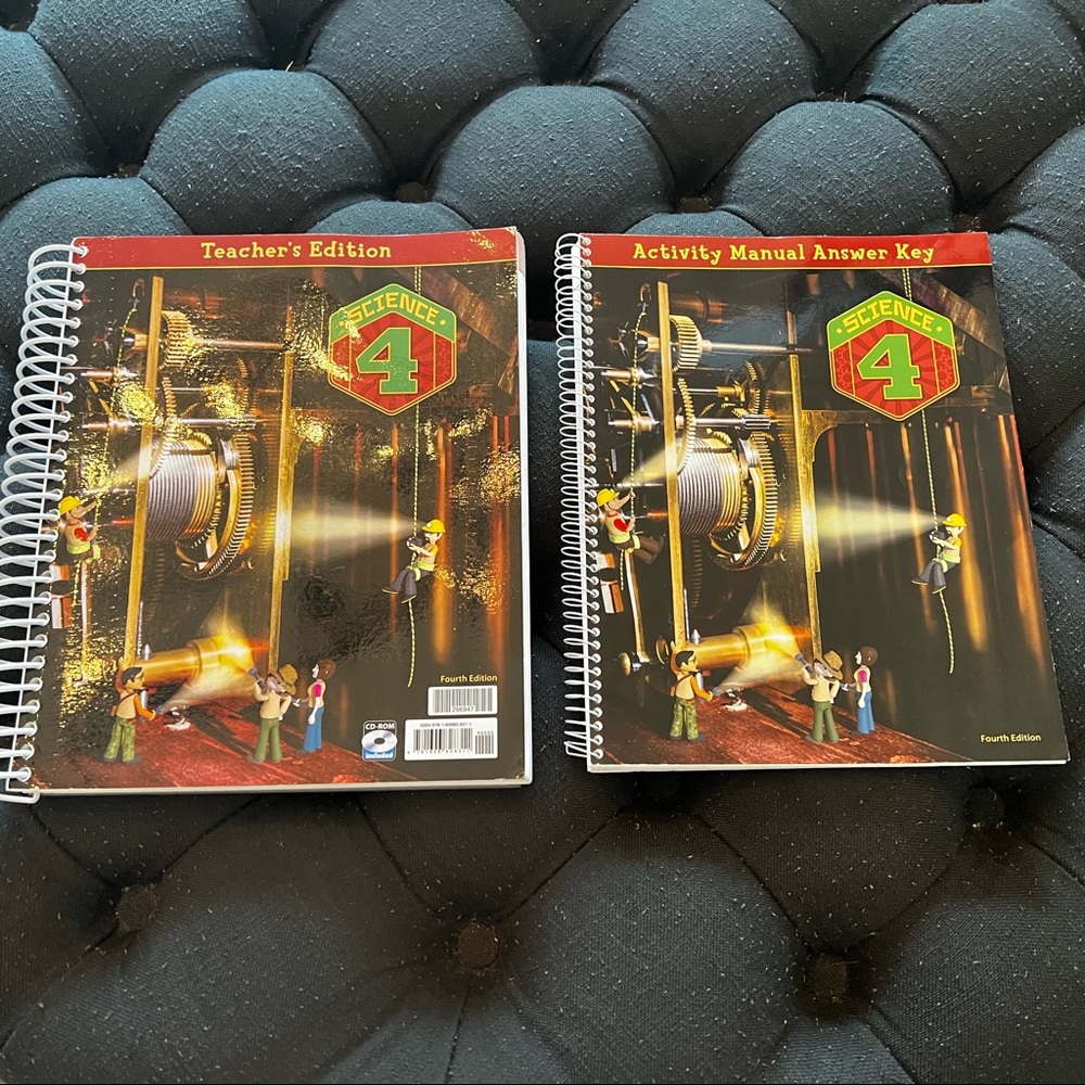 BJU Press Science 4 Teacher Edition w/CD & Activity Answer Key NEW!